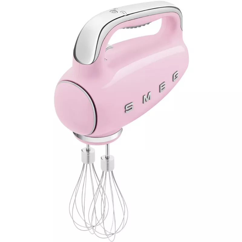 Smeg HMF01PKEU rankinis plaktuvas 50-ųjų retro dizainas rožinis