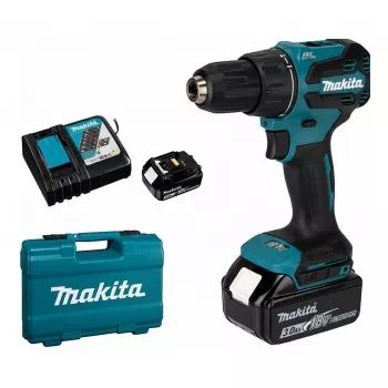Belaidis smūginis gręžtuvas-suktuvas Makita DHP490RFX3