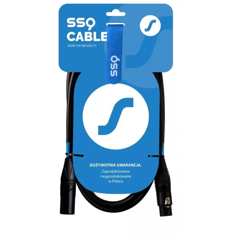 SSQ Cable XX10 - XLR-XLR kabelis, 10 metrų