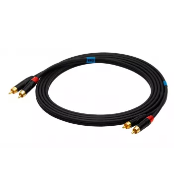 SSQ RCARCA3 - Laidas 2x RCA - 2x RCA - 3 m, Juodas
