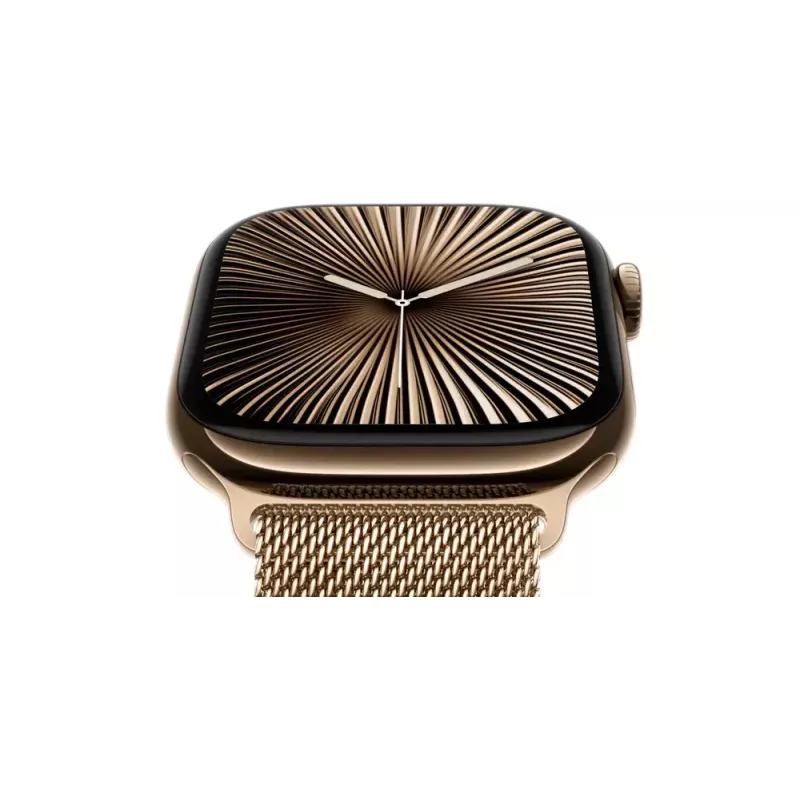 Išmanusis laikrodis Apple Watch Series 10 GPS + Cellular 46mm Slate Titanium korpusas su Slate Milanese Loop apyranke - S/M
