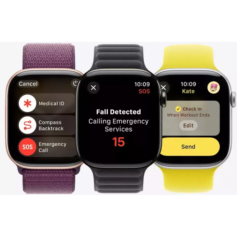 Išmanusis laikrodis Apple Watch Series 10 GPS + Cellular 46mm Slate Titanium korpusas su Slate Milanese Loop apyranke - S/M