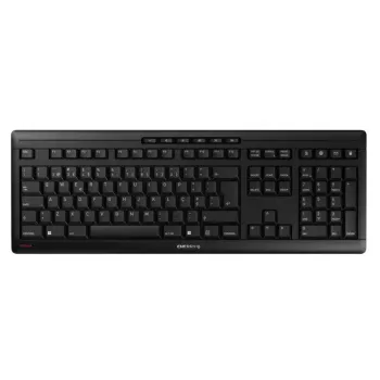 Belaidė klaviatūra CHERRY STREAM KEYBOARD WIRELESS QWERTY Juoda