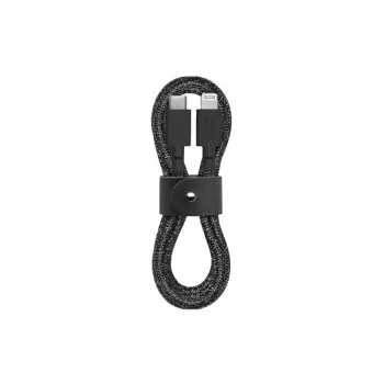 Laidas Lightning – USB-C Native Union BELT-KV-CL-CS-BK-2 1,2 m Juoda