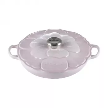 Le Creuset profesionalus gurmaninis puodas gėlė 26 cm kriauklės rožinė