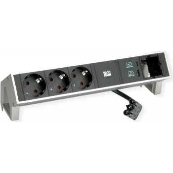 BACHMANN DESK 2 3x CEE7/3 1xUSB-Charger 1x CM (902.9964)