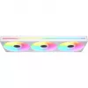 COUGAR Unity360-FB 360 mm vieno rėmo ARGB PWM atvirkštinis ventiliatorių rinkinys, 120 mm x3, 700–1600 RPM, FDB, baltas
