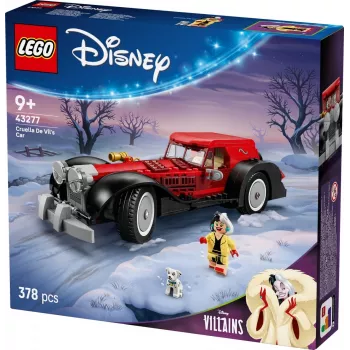 LEGO rinkinys Kruelos de Vil automobilis 43277 – kolekcinis konstravimo modelis