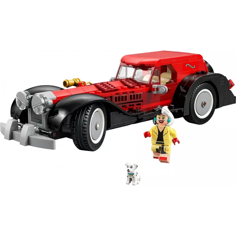 LEGO rinkinys Kruelos de Vil automobilis 43277 – kolekcinis konstravimo modelis
