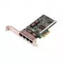 Dell Broadcom 5719 tinklo adapteris - PCIe - 4x Gigabit Ethernet - kliento montavimui - PowerEdge serveriams