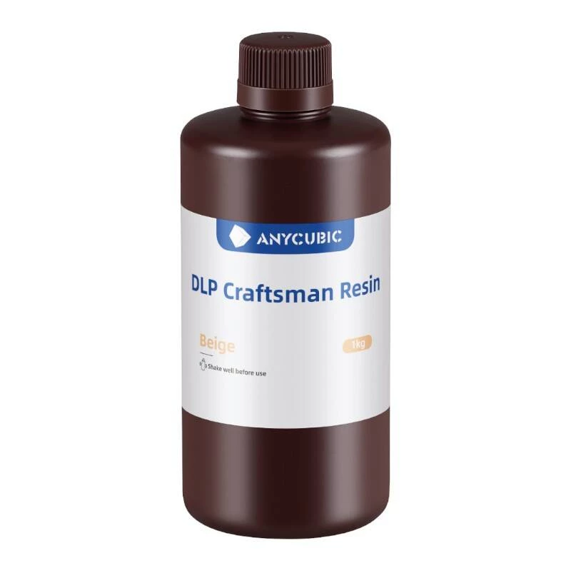 DLP derva AnyCubic SDHLBG-104C smėlio spalvos 1 kg SLA/DLP 3D spausdintuvams