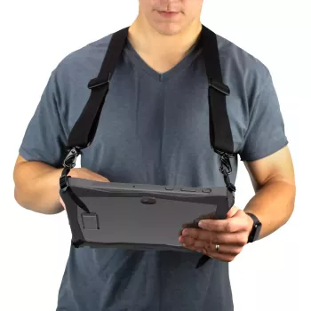 Prisitvirtinimo diržai Gamber-Johnson InfoCase FM-USHRN-KIT juodi, skirti Samsung Galaxy Tab Active4 Pro