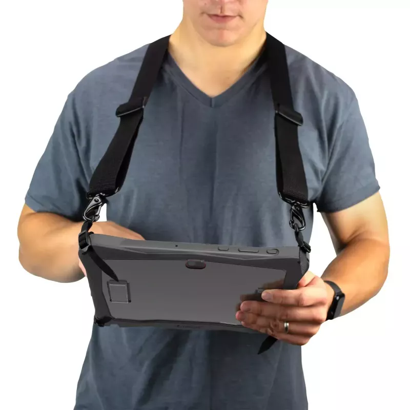 Prisitvirtinimo diržai Gamber-Johnson InfoCase FM-USHRN-KIT juodi, skirti Samsung Galaxy Tab Active4 Pro
