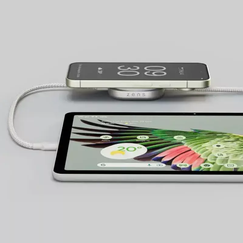 USB C-C laidas Zens Pro 2 – USB‑C į USB‑C, baltas
