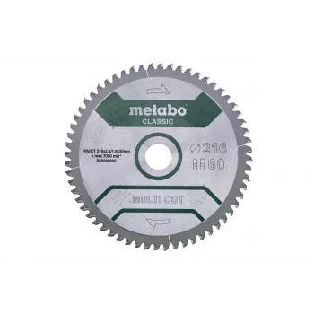 Pjūklo diskas Metabo 628066000 21,6 cm