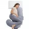Momcozy PP007 F formos nėščiųjų pagalvė, velvet pilka