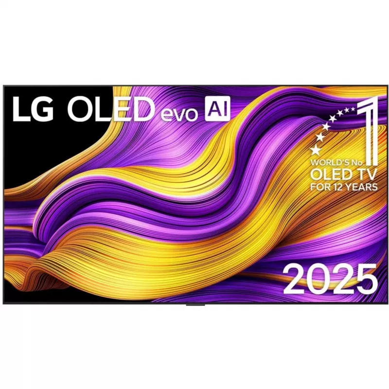 OLED77G57LW evo televizorius, OLED, 194,7 cm (77 col.), sidabrinė/juoda, UltraHD/4K, Triple Tuner, HDR, 120 Hz panelė