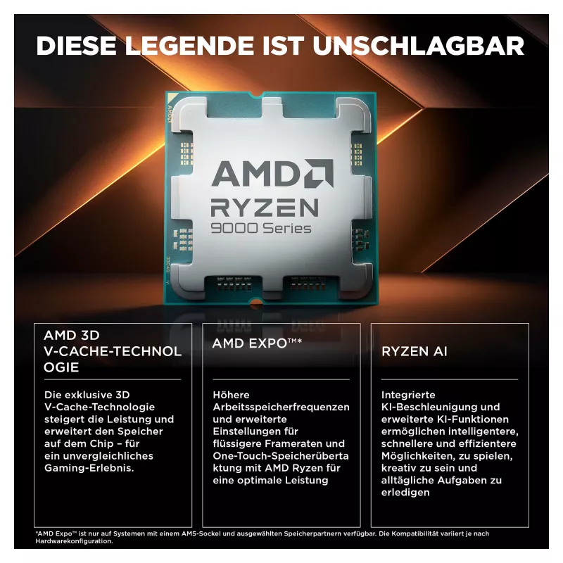 OMEN stalinis žaidimų kompiuteris GT16-1173ng - AMD Ryzen 7 9800X3D, 64 GB RAM, 2 TB SSD, Radeon 9700 XT 16 GB, Windows 11 Home
