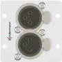 Kištukinis lizdas 2 x XLR Kindermann 7444000579