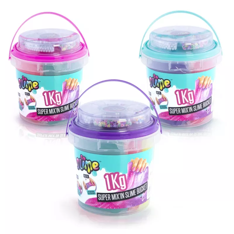 Canal Toys Slime Super Bucket 1kg įvairiaspalvis 6 metai