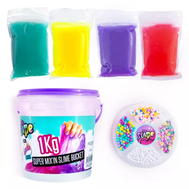Canal Toys Slime Super Bucket 1kg įvairiaspalvis 6 metai