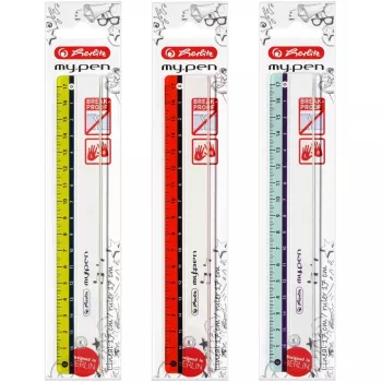Liniuotė Herlitz 11367984 170 mm Plastmasinė