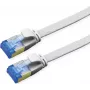 VALUE Patch Cable Cat.6A (Class EA) FTP, itin plokščias, pilkas, 0,5 m (21.99.2110)