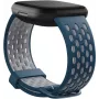 Fitbit FB174SBNVGYL – apyrankė – mėlyna – pilka – Sense – Versa 3 – aliuminis – silikonas – nerūdijantis plienas