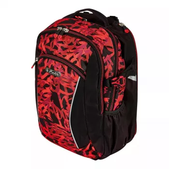 Sportinė kuprinė Herlitz Ultimate Graffiti juoda raudona