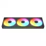 Ventiliatorių rinkinys COUGAR Unity360-FB Vieno rėmo 360 ARGB PWM Reversed, 120 mm, 700–1600 RPM, FDB, Juodas