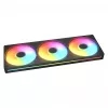 Ventiliatorių rinkinys COUGAR Unity360-FB Vieno rėmo 360 ARGB PWM Reversed, 120 mm, 700–1600 RPM, FDB, Juodas