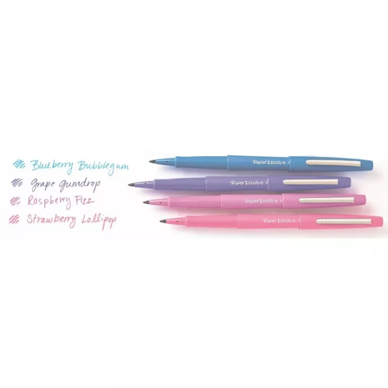 PAPER MATE Flair plunksnelis pastelinis 12 vnt. M 0,7 mm Blister