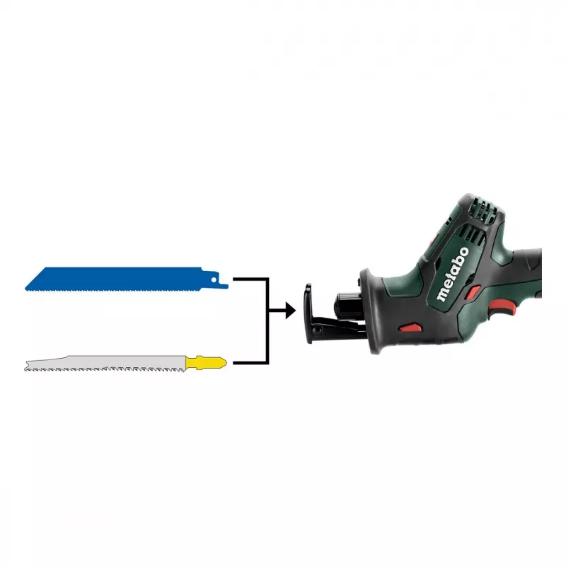 Metabo SSE 18 LTX Compact akumuliatorinis tiesinis pjūklas, 602266840