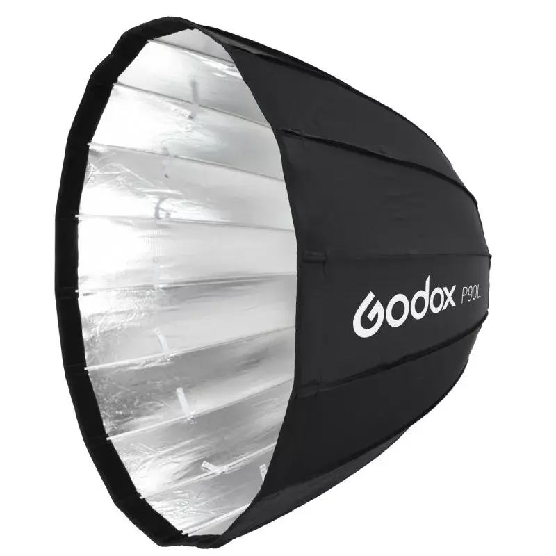 Godox P90L 90 cm šešiakampis minkštadėžė juoda nailono poliesteris su difuzoriais