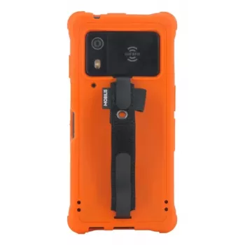 Mobilis PROTECH dėklas su rankiniu dirželiu Zebra EM45 – Safety Orange+ Pantone 021C – Minkštas (052069)
