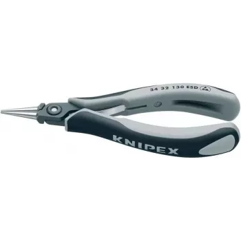 KNIPEX 34 32 130 ESD replės, 1 mm, 2,37 cm, plienas, pilka, 135 mm, 62 g