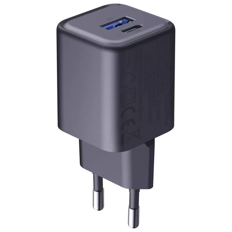 3MK Hyper Charger PD 33W GaN QC4+ juodas – 33W PD greitasis įkroviklis su GaN technologija