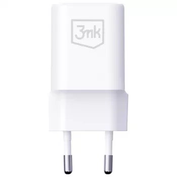 Sieninis įkroviklis 3MK Hyper Charger PD 33W GaN QC4+ baltas — USB‑C PD 33W, GaN, Quick Charge 4+