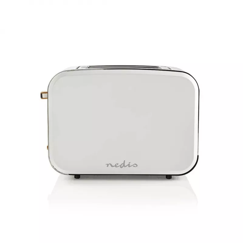 Skrudintuvas Nedis KABT510EWT, 2 platūs lizdai, soft-touch, baltas