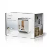 Skrudintuvas Nedis KABT510EWT, 2 platūs lizdai, soft-touch, baltas