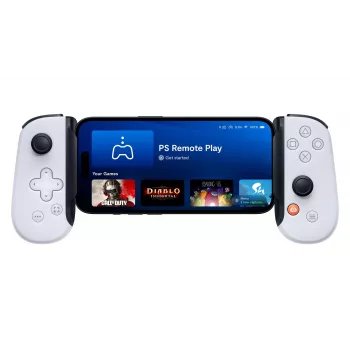 Valdiklis Backbone One iPhone PlayStation Edition Baltas – laidinis valdiklis, skirtas iPhone, PC, PlayStation, Xbox, iOS