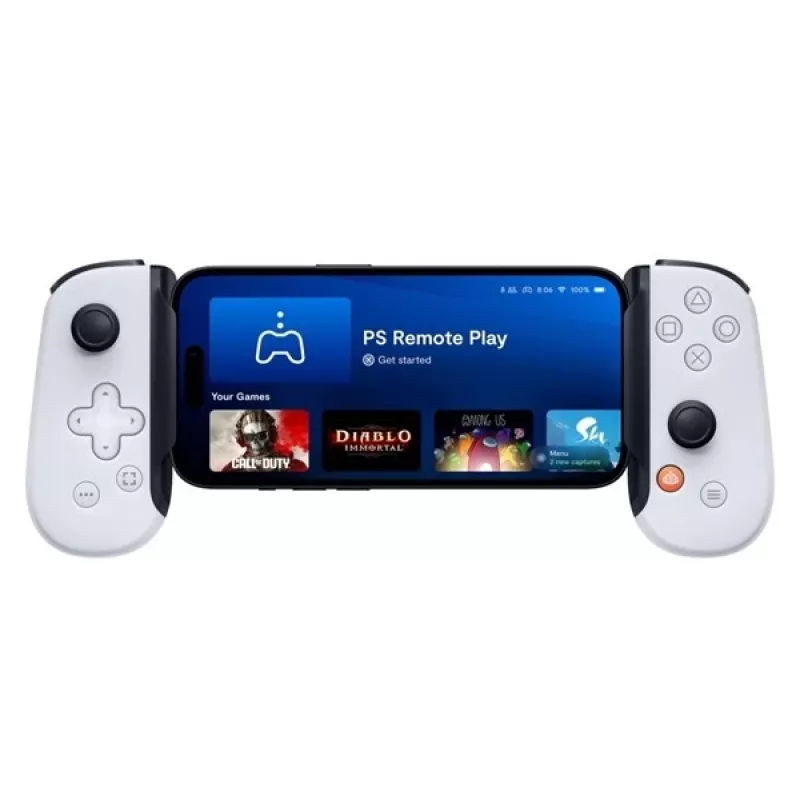 Valdiklis Backbone One iPhone PlayStation Edition Baltas – laidinis valdiklis, skirtas iPhone, PC, PlayStation, Xbox, iOS