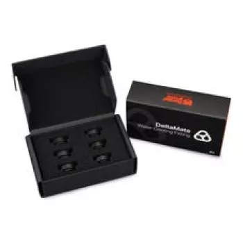 Thermal Grizzly DeltaMate kištukas - juodas (6 vnt.) (TG-DM-FIT-6009)