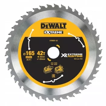 DeWALT DT99561-QZ pjūklo diskas 16,5 cm 1 vnt.