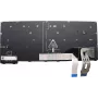Lenovo ThinkPad T14 Gen 5 klaviatūros atsarginė dalis 5N21M37913, apšviesta, juoda / daugiaspalvė