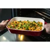 ZWILLING Staub Keraminis stačiakampis kepimo rinkinys 3 vnt, raudonas, iki 300°C