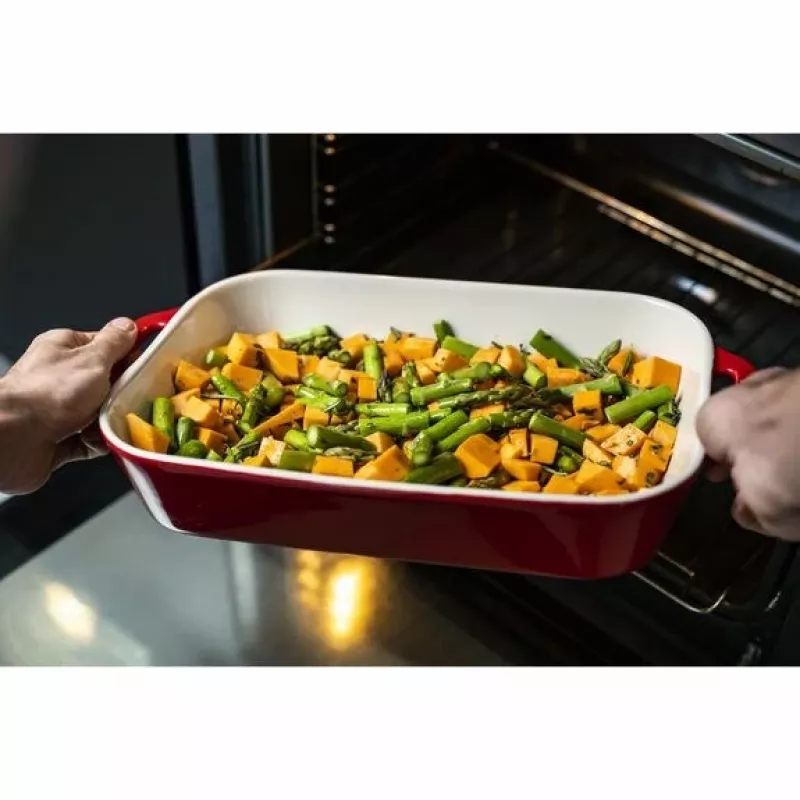 ZWILLING Staub Keraminis stačiakampis kepimo rinkinys 3 vnt, raudonas, iki 300°C