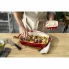 ZWILLING Staub Keraminis stačiakampis kepimo rinkinys 3 vnt, raudonas, iki 300°C