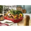 ZWILLING Staub Keraminis stačiakampis kepimo rinkinys 3 vnt, raudonas, iki 300°C