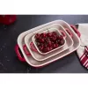 ZWILLING Staub Keraminis stačiakampis kepimo rinkinys 3 vnt, raudonas, iki 300°C